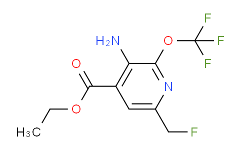 AM52403 | 1804541-42-1 | Ethyl 3-amino-6-(fluoromethyl)-2-(trifluoromethoxy)pyridine-4-carboxylate