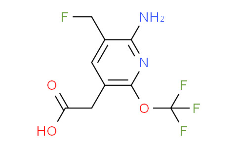 AM52407 | 1806098-91-8 | 2-Amino-3-(fluoromethyl)-6-(trifluoromethoxy)pyridine-5-acetic acid