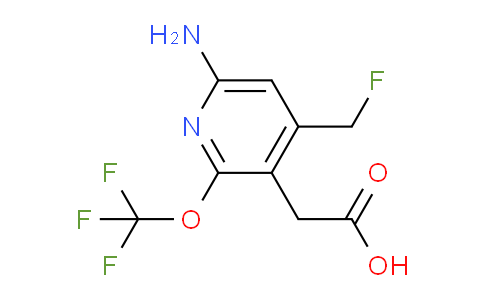 AM52410 | 1804532-96-4 | 6-Amino-4-(fluoromethyl)-2-(trifluoromethoxy)pyridine-3-acetic acid
