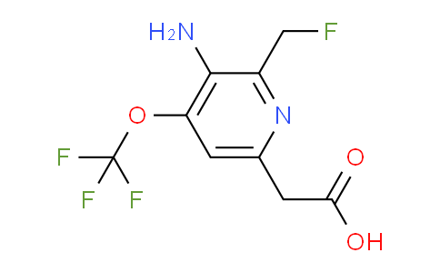 AM52415 | 1804533-45-6 | 3-Amino-2-(fluoromethyl)-4-(trifluoromethoxy)pyridine-6-acetic acid