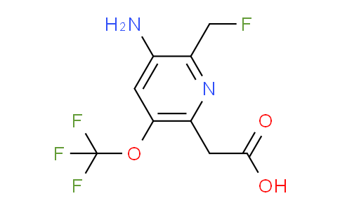 AM52416 | 1806193-61-2 | 3-Amino-2-(fluoromethyl)-5-(trifluoromethoxy)pyridine-6-acetic acid
