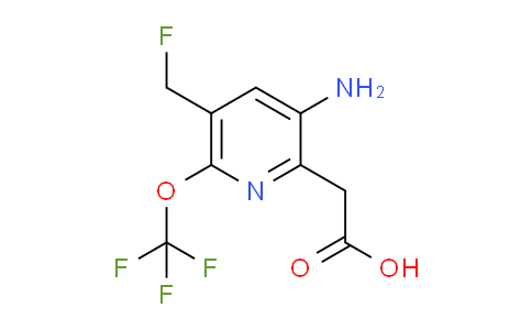 AM52419 | 1806193-94-1 | 3-Amino-5-(fluoromethyl)-6-(trifluoromethoxy)pyridine-2-acetic acid
