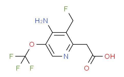 AM52423 | 1806000-02-1 | 4-Amino-3-(fluoromethyl)-5-(trifluoromethoxy)pyridine-2-acetic acid