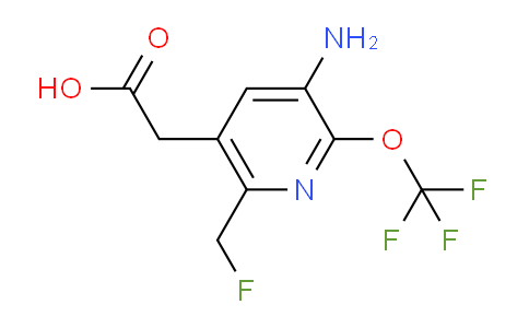 AM52425 | 1803471-53-5 | 3-Amino-6-(fluoromethyl)-2-(trifluoromethoxy)pyridine-5-acetic acid