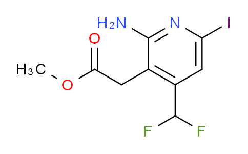 AM52429 | 1805149-45-4 | Methyl 2-amino-4-(difluoromethyl)-6-iodopyridine-3-acetate