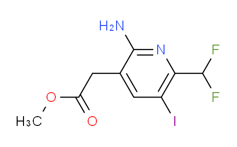 AM52432 | 1805086-05-8 | Methyl 2-amino-6-(difluoromethyl)-5-iodopyridine-3-acetate