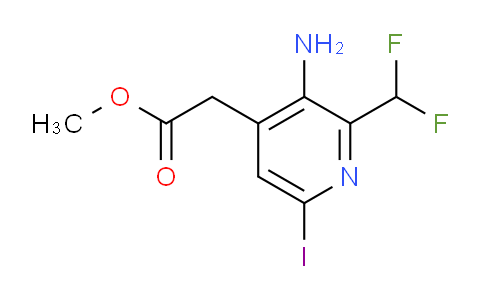 AM52434 | 1805969-65-6 | Methyl 3-amino-2-(difluoromethyl)-6-iodopyridine-4-acetate