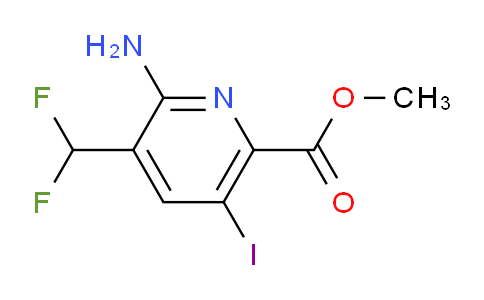 Methyl 2-amino-3-(difluoromethyl)-5-iodopyridine-6-carboxylate