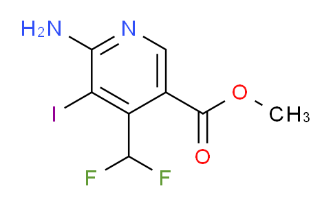 Methyl 2-amino-4-(difluoromethyl)-3-iodopyridine-5-carboxylate