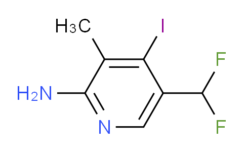 2-Amino-5-(difluoromethyl)-4-iodo-3-methylpyridine