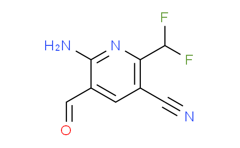 2-Amino-5-cyano-6-(difluoromethyl)pyridine-3-carboxaldehyde