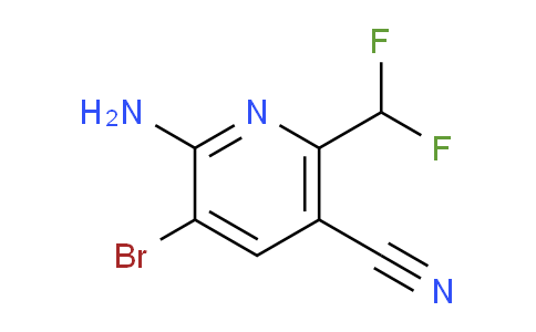 2-Amino-3-bromo-5-cyano-6-(difluoromethyl)pyridine