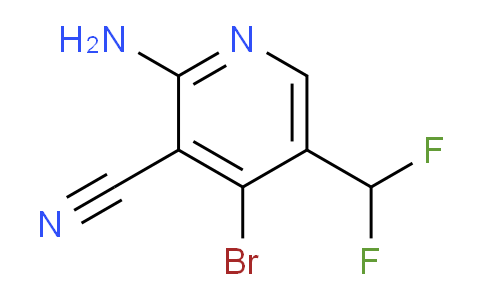 2-Amino-4-bromo-3-cyano-5-(difluoromethyl)pyridine