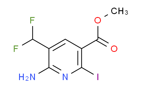 AM52454 | 1805138-64-0 | Methyl 2-amino-3-(difluoromethyl)-6-iodopyridine-5-carboxylate