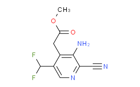 AM52459 | 1805349-30-7 | Methyl 3-amino-2-cyano-5-(difluoromethyl)pyridine-4-acetate