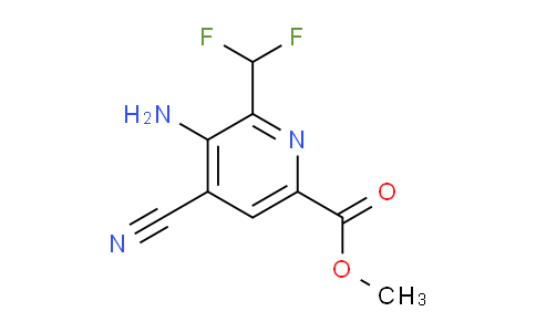 AM52477 | 1806844-31-4 | Methyl 3-amino-4-cyano-2-(difluoromethyl)pyridine-6-carboxylate