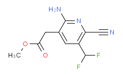 AM52482 | 1805328-39-5 | Methyl 2-amino-6-cyano-5-(difluoromethyl)pyridine-3-acetate
