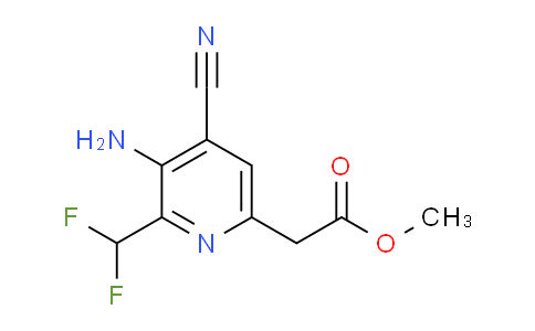 AM52485 | 1804728-17-3 | Methyl 3-amino-4-cyano-2-(difluoromethyl)pyridine-6-acetate