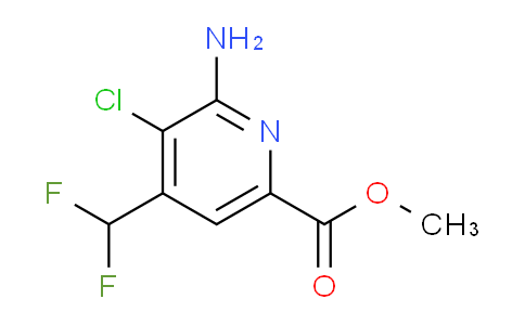AM52493 | 1806835-94-8 | Methyl 2-amino-3-chloro-4-(difluoromethyl)pyridine-6-carboxylate