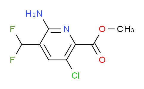 AM52497 | 1805919-65-6 | Methyl 2-amino-5-chloro-3-(difluoromethyl)pyridine-6-carboxylate