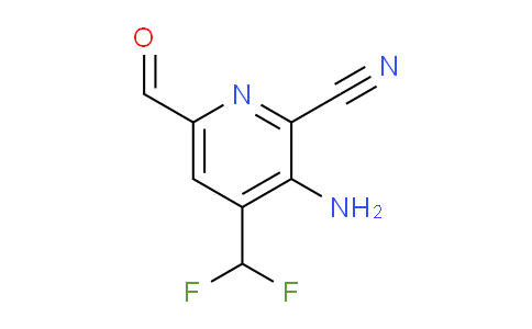 AM52507 | 1805339-75-6 | 3-Amino-2-cyano-4-(difluoromethyl)pyridine-6-carboxaldehyde