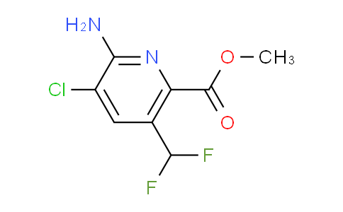 AM52520 | 1806808-11-6 | Methyl 2-amino-3-chloro-5-(difluoromethyl)pyridine-6-carboxylate