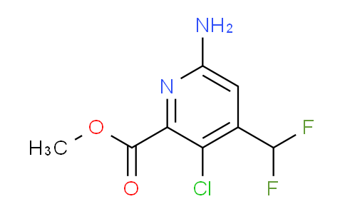 AM52522 | 1806833-00-0 | Methyl 6-amino-3-chloro-4-(difluoromethyl)pyridine-2-carboxylate