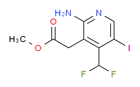 AM52527 | 1805149-33-0 | Methyl 2-amino-4-(difluoromethyl)-5-iodopyridine-3-acetate
