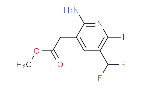 AM52530 | 1805216-49-2 | Methyl 2-amino-5-(difluoromethyl)-6-iodopyridine-3-acetate