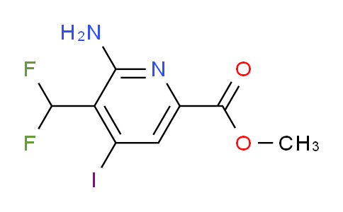 AM52536 | 1806914-65-7 | Methyl 2-amino-3-(difluoromethyl)-4-iodopyridine-6-carboxylate