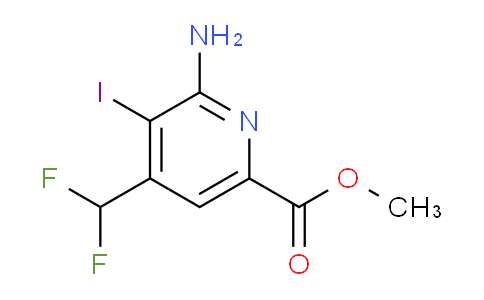 AM52538 | 1805961-78-7 | Methyl 2-amino-4-(difluoromethyl)-3-iodopyridine-6-carboxylate