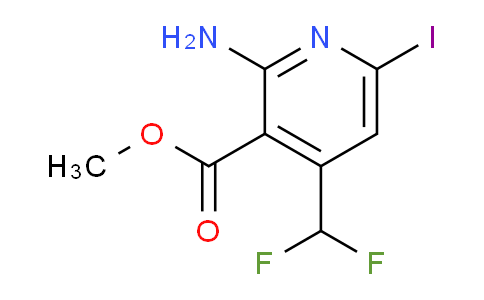 AM52539 | 1805138-75-3 | Methyl 2-amino-4-(difluoromethyl)-6-iodopyridine-3-carboxylate