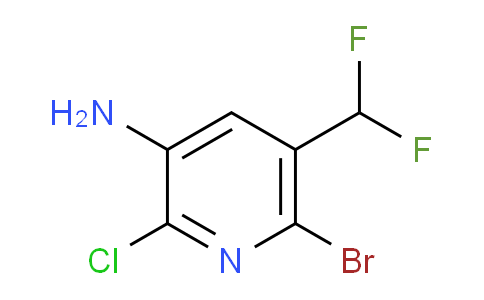 AM52548 | 1804454-87-2 | 3-Amino-6-bromo-2-chloro-5-(difluoromethyl)pyridine