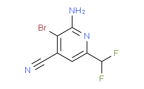 AM52549 | 1804454-93-0 | 2-Amino-3-bromo-4-cyano-6-(difluoromethyl)pyridine