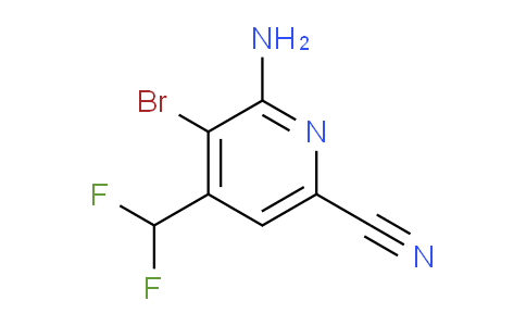 AM52550 | 1805162-34-8 | 2-Amino-3-bromo-6-cyano-4-(difluoromethyl)pyridine