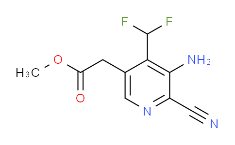AM52553 | 1805340-91-3 | Methyl 3-amino-2-cyano-4-(difluoromethyl)pyridine-5-acetate