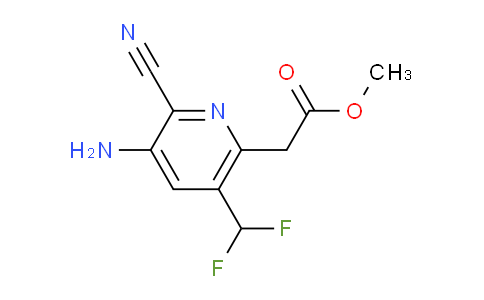 AM52554 | 1805109-73-2 | Methyl 3-amino-2-cyano-5-(difluoromethyl)pyridine-6-acetate