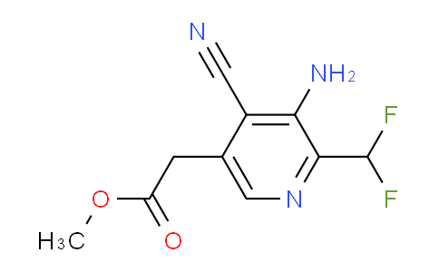 AM52555 | 1805937-79-4 | Methyl 3-amino-4-cyano-2-(difluoromethyl)pyridine-5-acetate