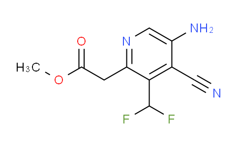 AM52556 | 1803672-92-5 | Methyl 5-amino-4-cyano-3-(difluoromethyl)pyridine-2-acetate