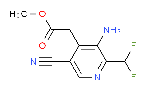 AM52557 | 1804485-79-7 | Methyl 3-amino-5-cyano-2-(difluoromethyl)pyridine-4-acetate