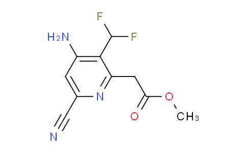 AM52560 | 1805349-43-2 | Methyl 4-amino-6-cyano-3-(difluoromethyl)pyridine-2-acetate