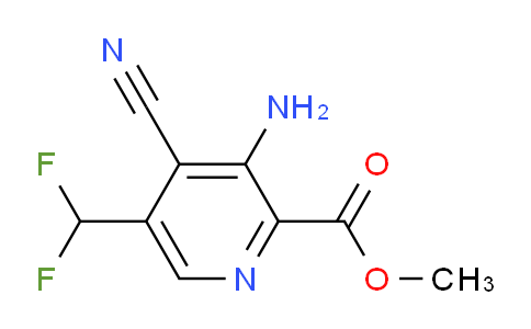 AM52575 | 1805935-89-0 | Methyl 3-amino-4-cyano-5-(difluoromethyl)pyridine-2-carboxylate