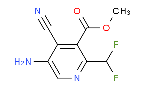 AM52576 | 1806789-05-8 | Methyl 5-amino-4-cyano-2-(difluoromethyl)pyridine-3-carboxylate