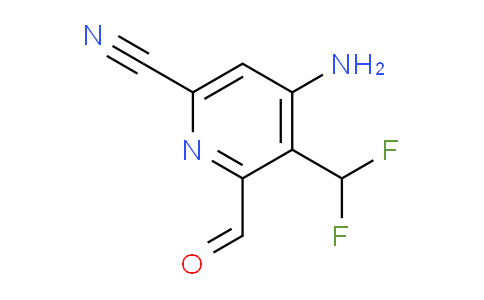 4-Amino-6-cyano-3-(difluoromethyl)pyridine-2-carboxaldehyde