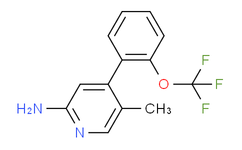 2-Amino-5-methyl-4-(2-(trifluoromethoxy)phenyl)pyridine