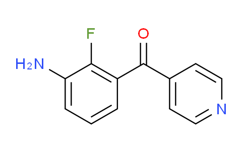 4-(3-Amino-2-fluorobenzoyl)pyridine