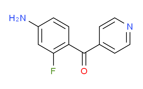 4-(4-Amino-2-fluorobenzoyl)pyridine