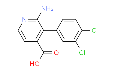 2-Amino-3-(3,4-dichlorophenyl)isonicotinic acid