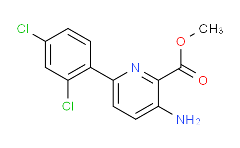 AM52712 | 1361790-29-5 | Methyl 3-amino-6-(2,4-dichlorophenyl)picolinate