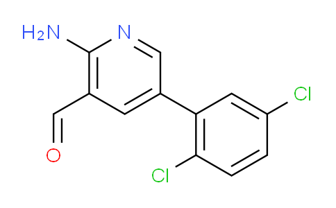 2-Amino-5-(2,5-dichlorophenyl)nicotinaldehyde